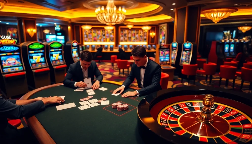Experience excitement at a top casino en ligne meilleur site while playing poker and roulette.